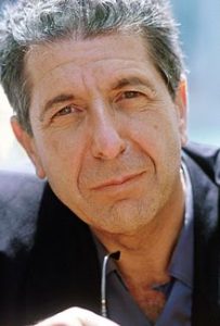 Leonard Cohen - 1988 (photo from Wikipedia)