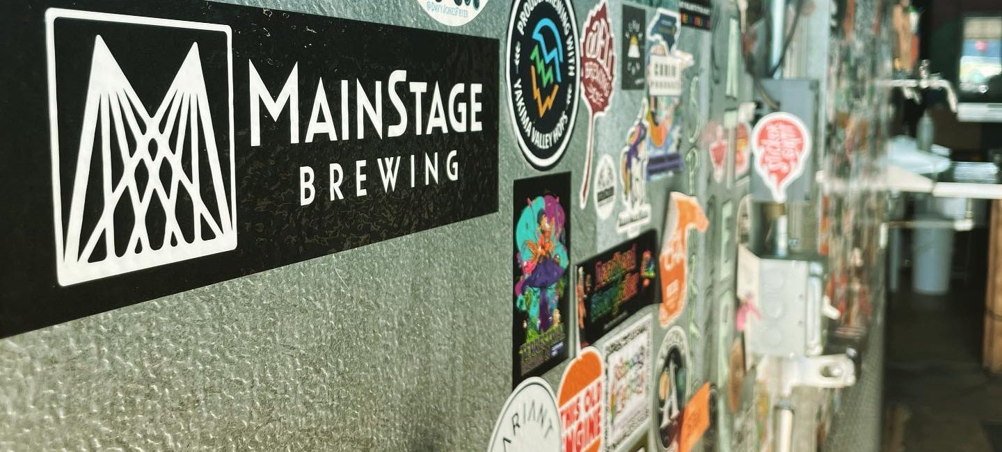 MainStage Brewing wall