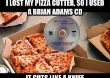 Pizza Cutter knife Bryan Adams meme