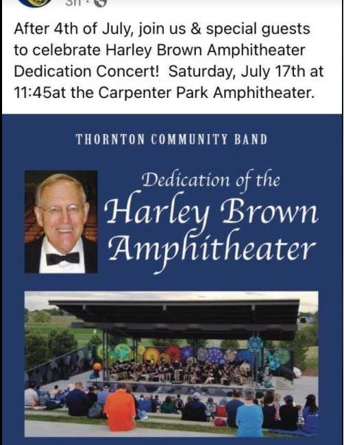 Harley Brown dedication ampitheater
