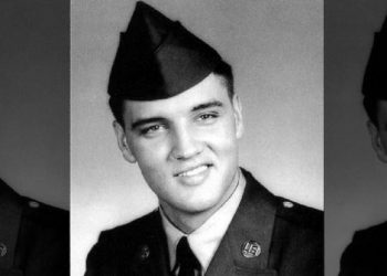 Elvis Presley Army photo
