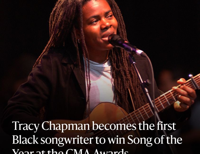 Tracy Chapman First Black Songwriter to Win Song of the Year in