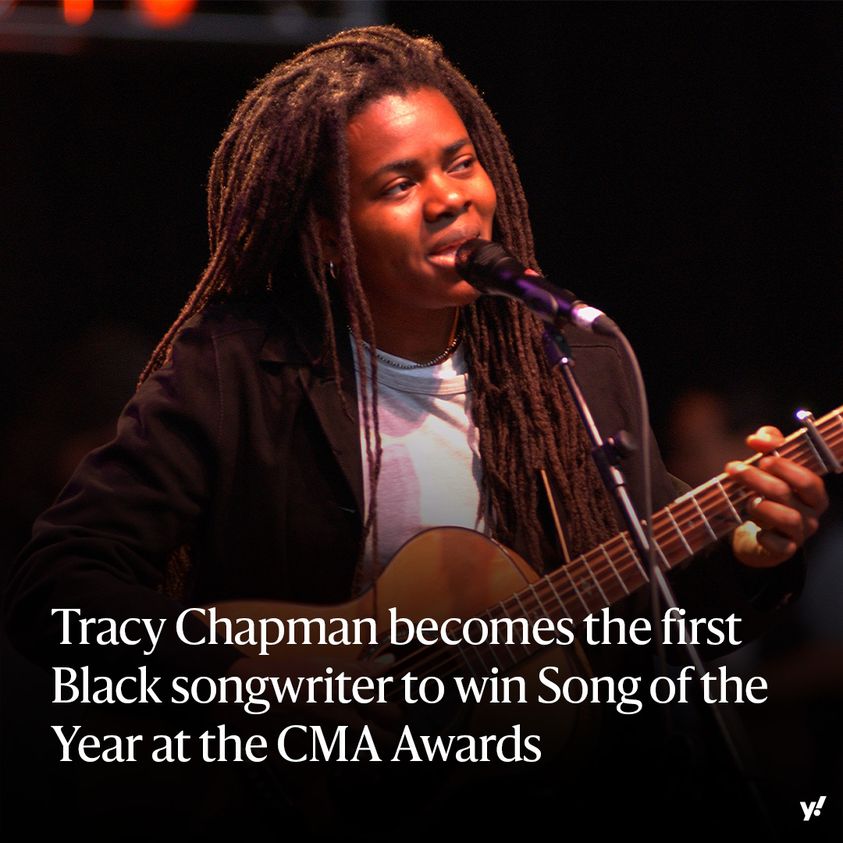 Tracy Chapman First Black Songwriter to Win Song of the Year in